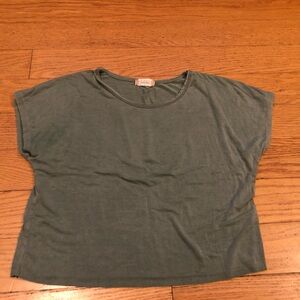 Altar'd State Relaxed Fit Green Tee